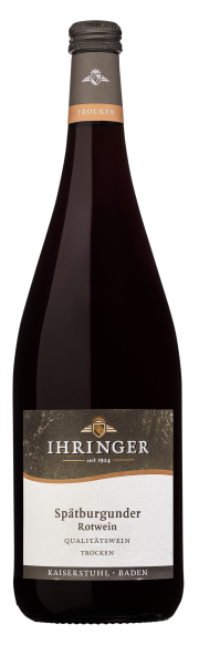 2021 Ihringer Spätburgunder Rotwein QbA trocken | 1,0l-Flaschen |  Qualitäts- und Lagenweine | IHRINGER Shop